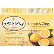 Twinings Lemon & Ginger Herbal Tea