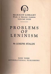 Problems of Leninism (Stalin)