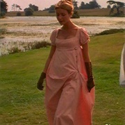 Gwyneth Paltrow Pink Outdoor Dress- Emma