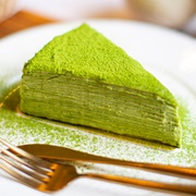 Matcha Mille Crêpe Cake
