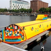 Yellow Submarine Houseboat, Liverpool, UK