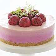 Red Dragonfruit Cheesecake