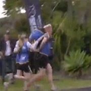 Uncle Barry Nearly Decapitates His Nephew