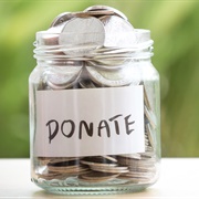 Make a Large Anonymous Donation to a Non-Profit