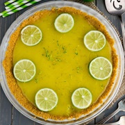 Lime Curd Pie