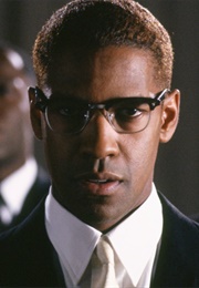 Denzel Washington as Malcolm X (Malcolm X) (1992)