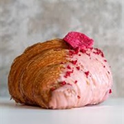 Raspberry White Chocolate Croissant