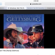 Gettysburg Soundtrack