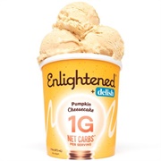 Enlightened + Delish Pumpkin Cheesecake Ice Cream