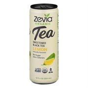 Zevia Tea Sweetened Black Tea Lemon