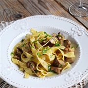 Tagliatelle Con Funghi Porcini