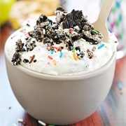 Cake Batter Oreo Cheesecake Dip