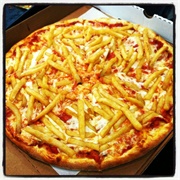 Pizza With French Fries
