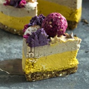 Chai and Pumpkin (Almost) Raw Cheesecake