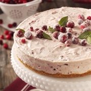 Mallow Cranberry Cheesecake