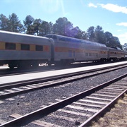 Grand Canyon Railway During Road Trip Return
