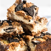 Chocolate Chip Oreo Cheesecake Bars