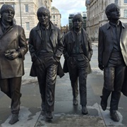 The Beatles Statue, Pier Head, Liverpool