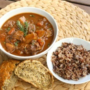 Lamb Stew With Wild Rice