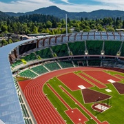 Track Meet at Univ of Oregon