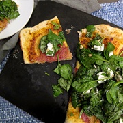 Baby Spinach Pizza