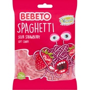 Bebeto Spaghetti Sour Strawberry