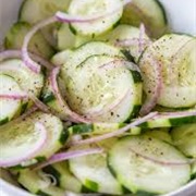 Cucumber and Onion