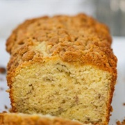 Banana Bread Wit Peanut Butter Streusel