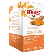 Red Rose Turmeric Orange Iced Tea