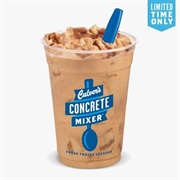 Culver's Pumpkin Cheesecake Concrete Mixer