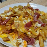 Huevos Rotos Con Jamón
