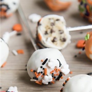 Halloween Cookie Dough Pops