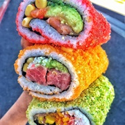 Hot Cheetos Sushi Burrito