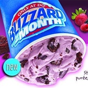 Tripleberry Brownie Blizzard