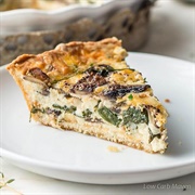 Spinach & Mushroom Quiche