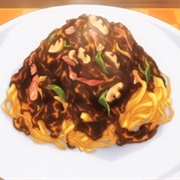 Naporitan Curry Fettuccine