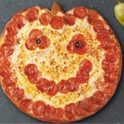 Papa John's Jack-O'-Lantern Pizza