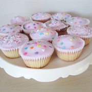 Pink Iced Fairy Cakes