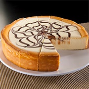White Chocolate Swirl Cheesecake