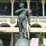 Statue of Stefan Stambolov, Veliko Tarnovo, Bulgaria