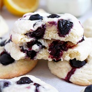 Blueberry Lemon Cheesecake Cookies