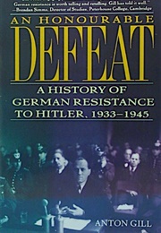 An Honourable Defeat (Anton Gill)