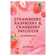Sainsbury&#39;s Strawberry, Raspberry &amp; Cranberry Infusion Tea