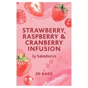 Sainsbury's Strawberry, Raspberry & Cranberry Infusion Tea