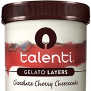 Talenti Chocolate Cherry Cheesecake
