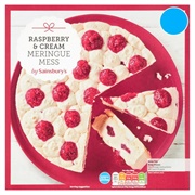 Raspberry and Cream Meringue Mess