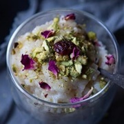 Rose Rice Pudding