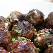 Blue Cheese Filled Meatballs