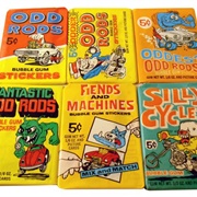 Donruss Odd Rods Series Bubble Gum Cards