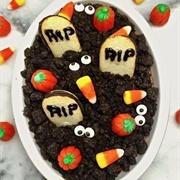 Graveyard Chocolate Cheesecake Dip